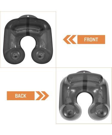 Housoutil Plateau de Nuque pour Coloration Capillaire en Plastique Noir Repose- paules Ergonomique pour Lavage et Permanente Accessoire Professionnel de Coiffure pour Salon et Usage - Buy Online on GoSupps.com