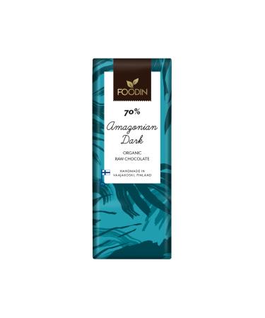 Foodin Organic Raw Chocolate Amazonian Dark 70% 40g