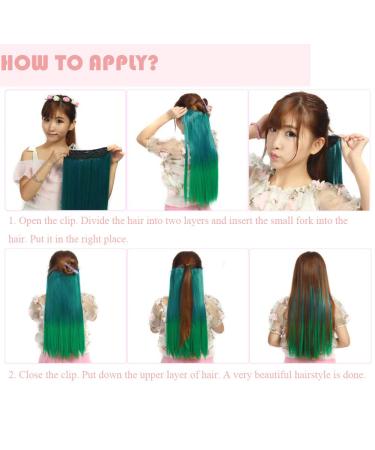 Cybelleza Clip-In Hair Extensions - Realistic Light Auburn 8 Tresses - Affordable Synthetic Hair Sealing - Buy Online on GoSupps.com