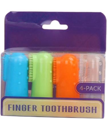 Pack of 4 Soft Toothbrushes for Cleaning Your Pet's Teeth to Remove Bad Breath - Buy Online on GoSupps.com