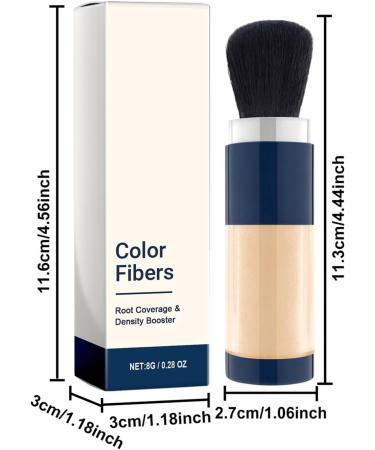 Supersize Color Fibers With Refill Set Colored Hair Thickener True Hair Supersize Color Fibers Temporary Hair Color for Root Touchup with Hair Thickening Fibers Hair Fiber Powder (Gold) - Buy Online on GoSupps.com