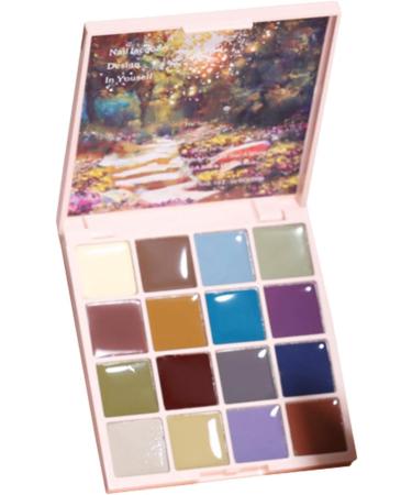  G n rique Solid Gel Nail Polish Cream Gel Nail Polish - 16 Color Gel Polish Manicure Cream Palette - Solid Gel Nail Polish Manicure Glue for Women and Girls Nail Art Design - Buy Online on GoSupps.com