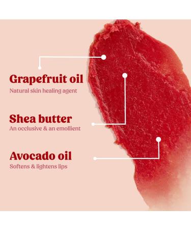 Vilvah Store Grapefruit Lip Balm - Moisturizing Tinted Balm for Dark Dry Pigmented Lips | 10g - Unisex - Buy Online on GoSupps.com