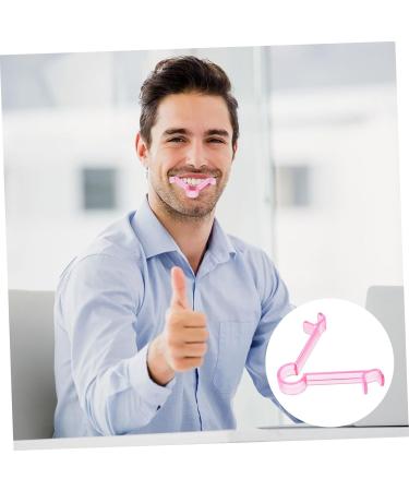 FOMIYES Lip Muscle Trainer - Lift Tightener Workout Mouth Muscle Tightening Tool Device Smile Shaper 9.30X7.70X1.50CM Pink - Buy Online on GoSupps.com