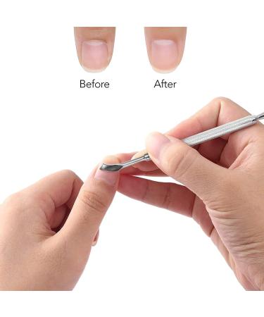 Rikans Cuticle Pusher Nail Art & Uv Gel Nail Polish Remover Tool for Fingernail Polish Manicure pedicure cuticle trimmer (Nail Cuticle Cleaner) - Buy Online on GoSupps.com