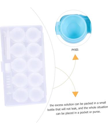 JECOMPRIS Portable Contact Lens Container - 2 Pack Travel Case for Cosmetics & Care | Ideal for International Shipping - Buy Online on GoSupps.com