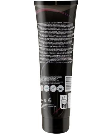 DIVINE BLACK DIVINA BLK Nourishing mask with coconut oil for wavy curly super curly and afro hair natural & Amazing from DIVINA BLK 300 ml - Buy Online on GoSupps.com