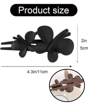 5 Pack Hair Claw Clips Large matte butterfly claw clip for for Women or Girls with Thick Hair Curly Straight Long Hair - Buy Online on GoSupps.com