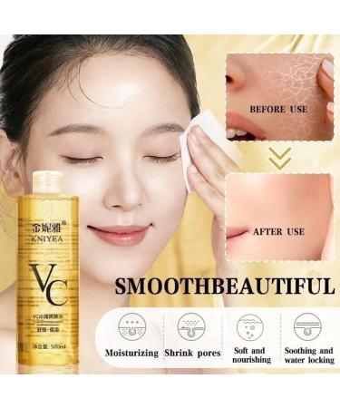 VC toner refreshing moisturizing rejuvenating wet compress hydrating water lotion deeply moisturize and improve skin elasticity keep skin hydrated and glowing2PCS - Buy Online on GoSupps.com