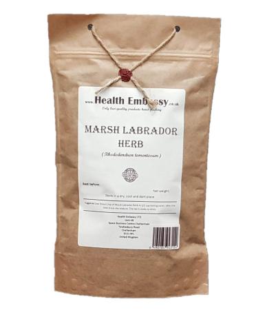 Health Embassy Marsh Labrador Herb Tea | Ledum palustre | Rhododendron Tomentosum | Herbe de Ledon des Marais Tisane (50g)