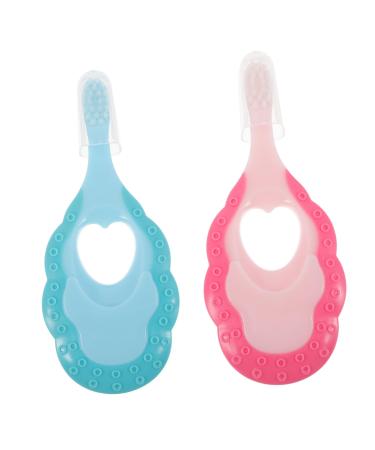 Beaupretty 2st Baby toothbrush MAM bottles handle manual children's toothbrush toothbrushes for children travel toothbrush portable children's toothbrush household children's toothbrush manual