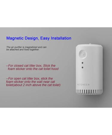 Intelligent Pet Deodorant & Air Purifier - Odor Remover for Cats & Dogs | Infrared Sensing Litter Box & Car Spot Odor Eliminator - Buy Online on GoSupps.com