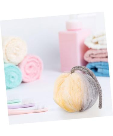 Angoily 4 Pcs Exfoliating Bath Flower Shower Balls - Eco-Friendly Loofah Poufs & Scrub Sponges for Spa-like Home Baths - Buy Online on GoSupps.com