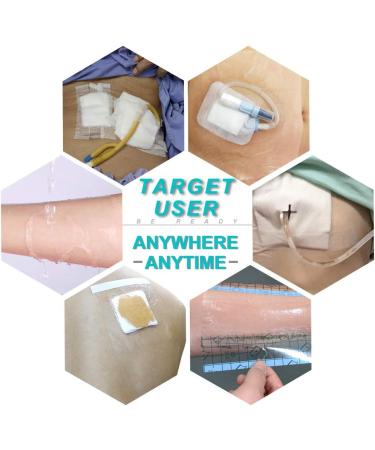 Elastic Waterproof Dialysis Catheter Shower Cover Bandage Roll 6x197 Inch - Transparent Film for Dialysis Port, Picc Line, Chest Catheter - Pack of 1 - Buy Online on GoSupps.com