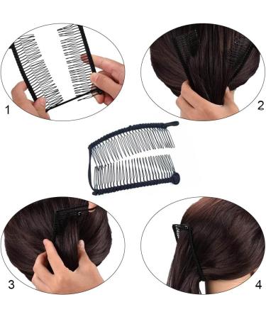 PengLAI Hair Clips Banana Hair Clips Interlocking Banana Clip Stretchable Hair Styling Accessory for Thick Curly and Wavy Hair Styling Decoration - Buy Online on GoSupps.com