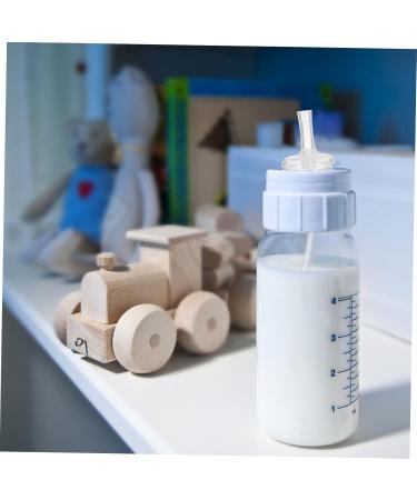 Durable 4-Piece Silicone Straw Set for Baby Bottles | Long-lasting Milk Cup Straws & Suckers - International Shipping Available - Buy Online on GoSupps.com