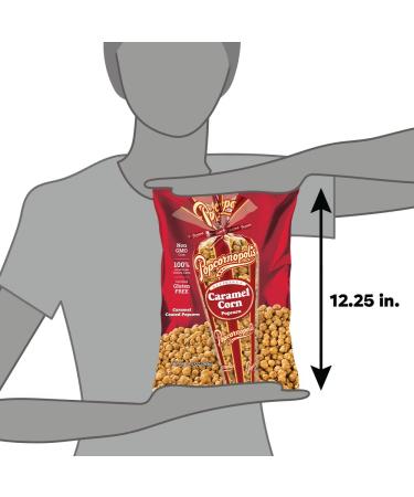 Popcornopolis Gourmet Caramel Corn Popcorn Snack Bags - 9.5 Oz - Buy Online on GoSupps.com