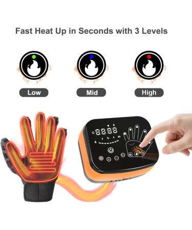 Heated Hand Rehabilitation Robot Gloves for Stroke Recovery | Hemiplegia Right Hand Extra Large - Buy Online on GoSupps.com