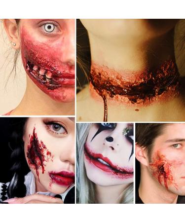 AFFLANO Special Effects Stage Halloween Makeup Kit - SFX Face & Body Painting Set with Scar Wax, Blood, Sponge & Spatula - Perfect for Zombie Festival & Theatrical Wounds - Buy Online on GoSupps.com