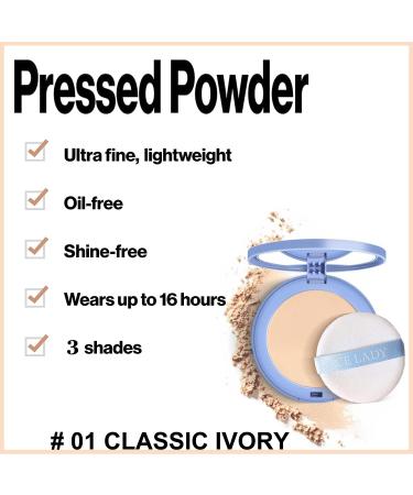 Oil Control Waterproof Pressed Powder - Matte Long Lasting Finish (Natural Beige) - Buy Online on GoSupps.com