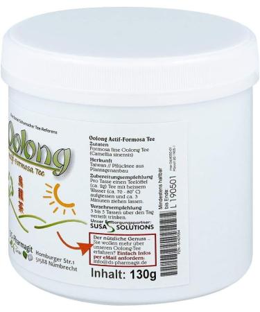Oolong Actif Formosa Tea 130g - Premium Taiwanese Tea for Energetic Wellness | Fast International Shipping - Buy Online on GoSupps.com
