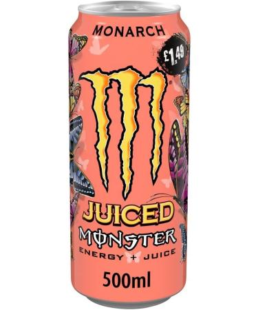 Monster Energy Drink Monster Juiced Energy Drink Pack Of 12 4 Assorted Flavours 500ml Monster Energy Drink Energy Juiced Drink 3Pcs Each - 12x500ml Bundle Boxed Treatz - Buy Online on GoSupps.com