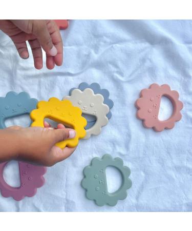 Baby Lion Teether Toy for 0-6 Months & 6-12 Months | Teething Newborn to Toddler | Soothes Gums, Easy to Hold & Clean - Montessori Organic Design - Buy Online on GoSupps.com