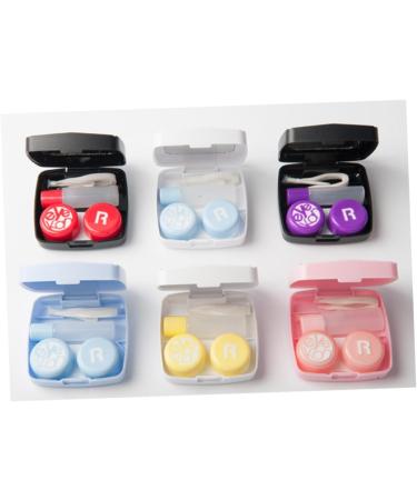 Partykindom 2 Sets Lens Holder Tool & Contact Lens Container - Mini Storage Box Organizer for Travel - Buy Online on GoSupps.com