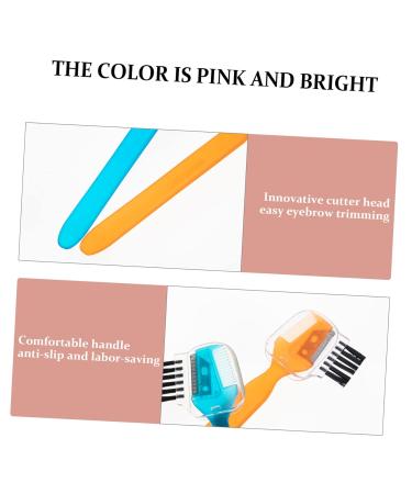 Beavorty Eyebrow Scraper & Comb Set | Reusable Mini Eyebrow Razors & Peeling Knife - Perfect for Precise Styling & Grooming - Buy Online on GoSupps.com