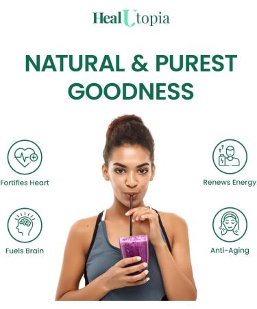 Super Antioxidant Blend | High Potency Mulberry Cistanche Green Tea & More | Supports Immunity Heart & Joint Health | Non-GMO Made in USA | 30 Servings - Buy Online on GoSupps.com