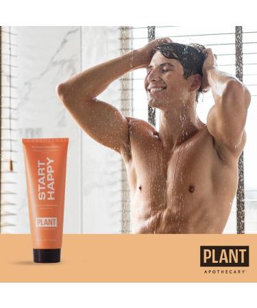 Plant Apothecary Natural Moisturizing Body Wash - Start Happy 8.4oz Citrus Aromatherapy for Men & Women with Bergamot & Vitamin C - Buy Online on GoSupps.com