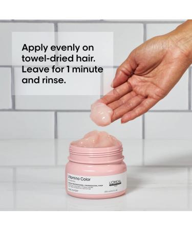 L'Or al Professionnel Vitamino Colour Hair Mask 250ml Infused with Resveratrol - Color-treated Hair Treatment - Buy Online on GoSupps.com