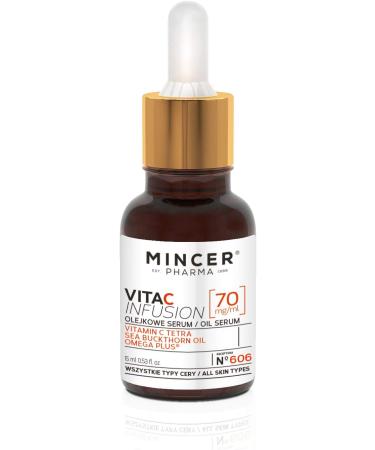 Mincer Pharma Anti Ageing Oil Face Serum Vita C Infusion with Vitamin C Tetra - Buy Online on GoSupps.com
