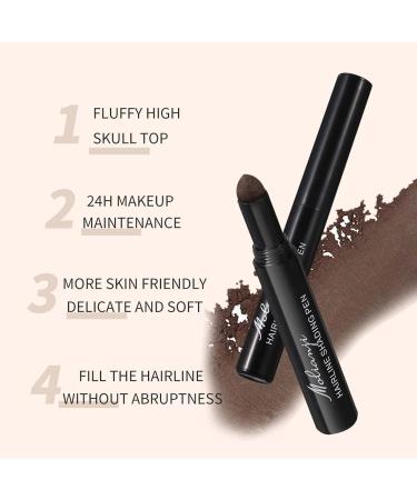 B ton de Poudre pour la Racine des Cheveux B ton de Teinture pour Cheveux Root Cover Up Stick Remplissage des Cheveux Retouche Racines Cheveux Clairsem s Instantan e (Brun Fonc ) - Buy Online on GoSupps.com