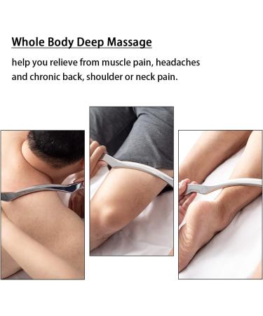 Allshow Gua Sha Scraping Massage Tool | IASTM Long Bar for Large Muscles | Soft Tissue Mobilization Tool - 34.3 cm - Buy Online on GoSupps.com