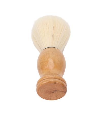 Razor Brush with Wooden Handle - Long-Lasting Synthetic Beard Foam Brush | Skin-Friendly Facial Care | 2-Piece Set - Buy Online on GoSupps.com