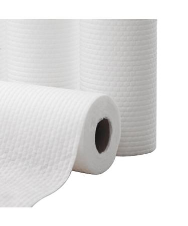Disposable Face Towels - Soft Non-Woven Facial Cloths for Makeup Removal | 1 Roll of Sturdy Washcloths - Buy Online on GoSupps.com