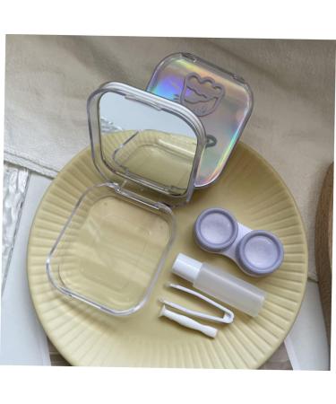 Gleavi 10 pc Colored Contact Lenses Set | Travel Accessories | Interchangeable Holder Eye Case Address Book Mirror & Sensitive Bracket - Professional Contacts Case - Buy Online on GoSupps.com