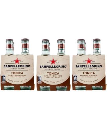 San Pellegrino Pack of 24 non-alcoholic drinks for cocktails + disposable glass bottle Tonica Rovere 20 cl - Buy Online on GoSupps.com
