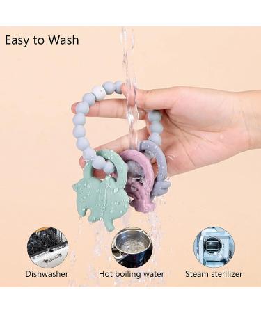 Elephant Silicone Baby Teething Toy | Chew & Sucking Relief for Infants & Toddlers - Buy Online on GoSupps.com