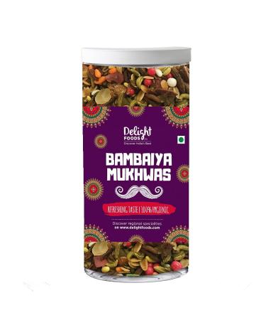 Delight Foods Traditional Mukhwas - Hygienically Packed (Bambaiyya Mix- 125g)_Packing May Vary