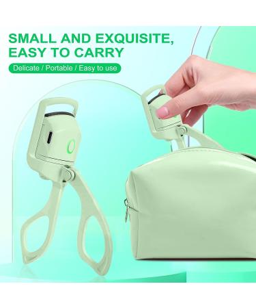 Heated Eyelash Curler | USB Rechargeable | 2 Heating Modes | Green - Buy Online on GoSupps.com