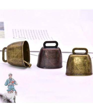 HEALLILY 2pcs Animal Bell Cow Horse Sheep Grazing Bells Metal Pet Bells Cattle Goat Farm Loud Bell Long Distance Horse Sheep Iron Bells Bronze Red Size S - Buy Online on GoSupps.com