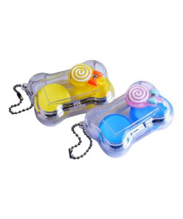 JE COMPRIS 2 sentences contact lens container Case contact lens box glitter container plastic container Contact lens container container for bag storage box bones