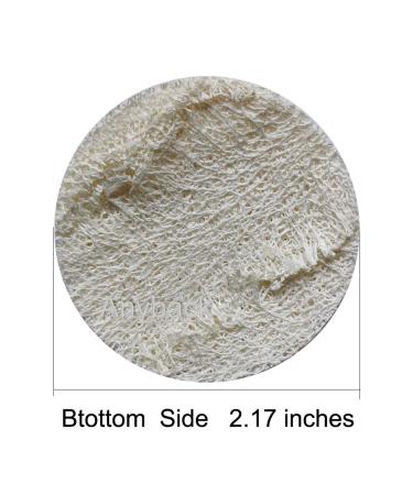 Facial Exfoliating Loofah Scrub Brush Set for Men and Women - Remove Dead Skin, Cleanse Face and Body - Makeup Sponge Remover Pad - AnyBack 12 - Buy Online on GoSupps.com