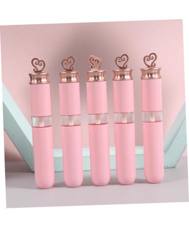FRCOLOR 10pi ces Tubes L vres Plastique Rose Forme De C ur Pour Gloss Contenants Vides R utilisables Pour Lip Gloss Lipstick - Buy Online on GoSupps.com