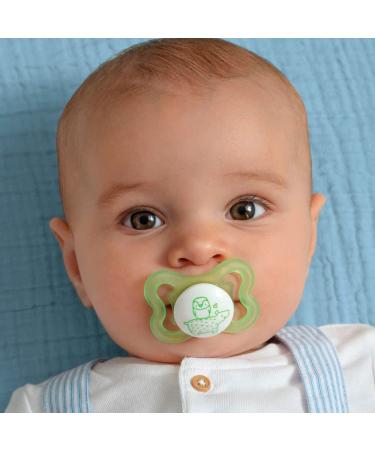 MAM Day & Night Silicone Pacifier 0-6 Months for Boys | 6-Pack with Sterilized Transport Boxes | International Shipping Available - Buy Online on GoSupps.com