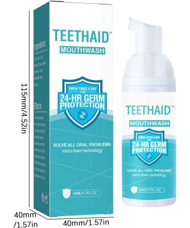 Teethaid Blanchissant Dentifrice Teethaid Mouthwash Teeth Aid Mouthwash Toothpaste Whitening Nature Peppermint Teeth Whitening Foam Toothpaste la pr vention et la gu rison des caries (5PCS) - Buy Online on GoSupps.com