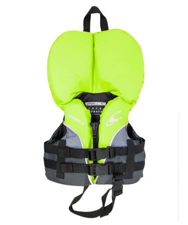 O'Neill Wake Waterski Infant USCG Vest Lime/graphite/smoke (4727)
