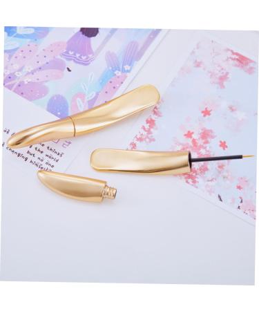 Healeved 18 Pcs Eyeliner Empty Tube oil Lash Serum Portable Mascara Bottles Eyeliner Liquid Tube Abs 1 g (Pack of 1) Goldenx3pcs - Buy Online on GoSupps.com